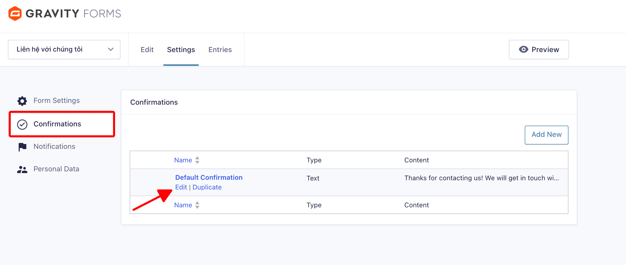 Hướng dẫn cài đặt Gravity Forms trên WordPress Thiết lập Confirmation